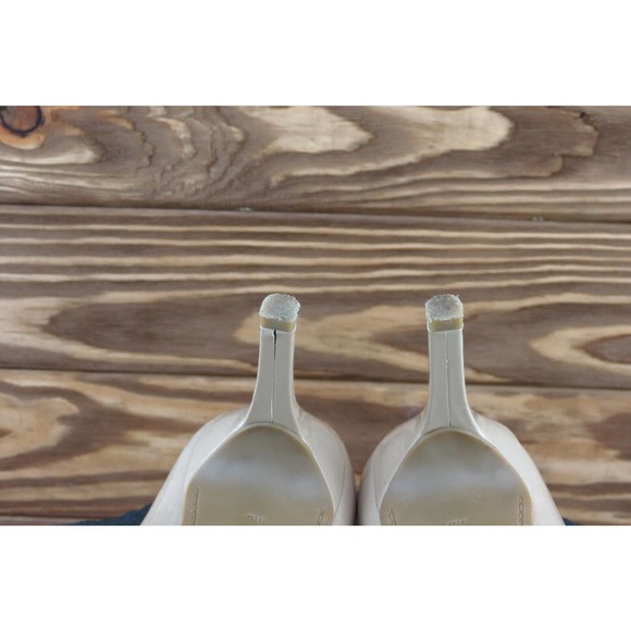 Liz Claiborne Size 9.5 M Beige Open Toe Pump Synthetic Women F17976‎ - Picture 8 of 8